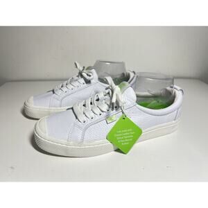 Cariuma NWT White Premium Leather OCA Low Sneakers Shoes 8.5 Men 10 Women